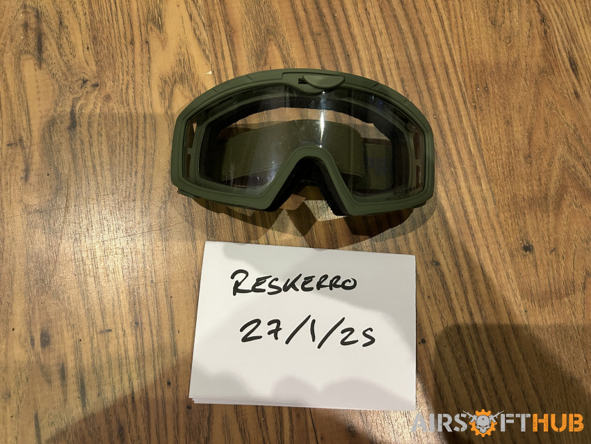 Nuprol Battle Visor (Green) - Used airsoft equipment