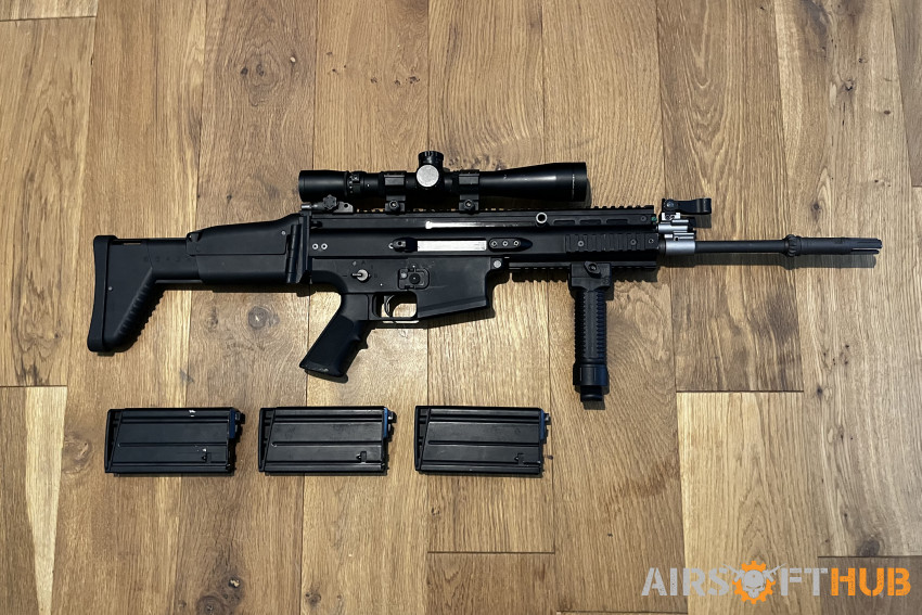 WE SCAR-H DMR - Used airsoft equipment