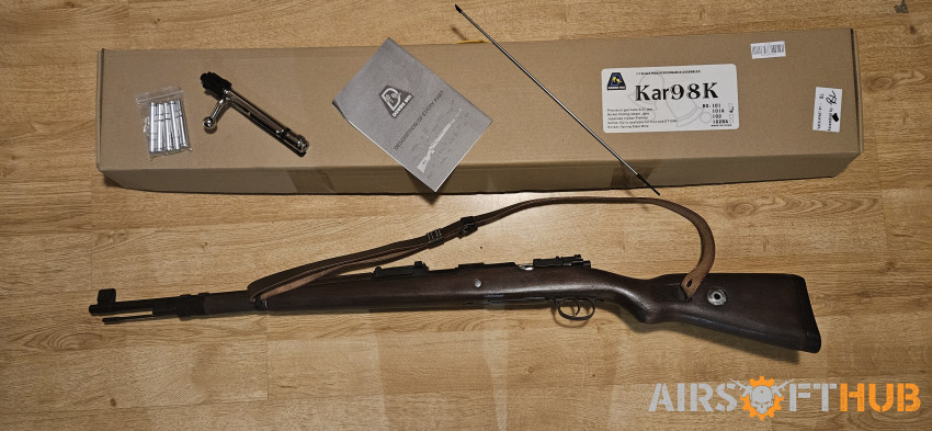 Double Bell KAR98k Solid Wood - Used airsoft equipment