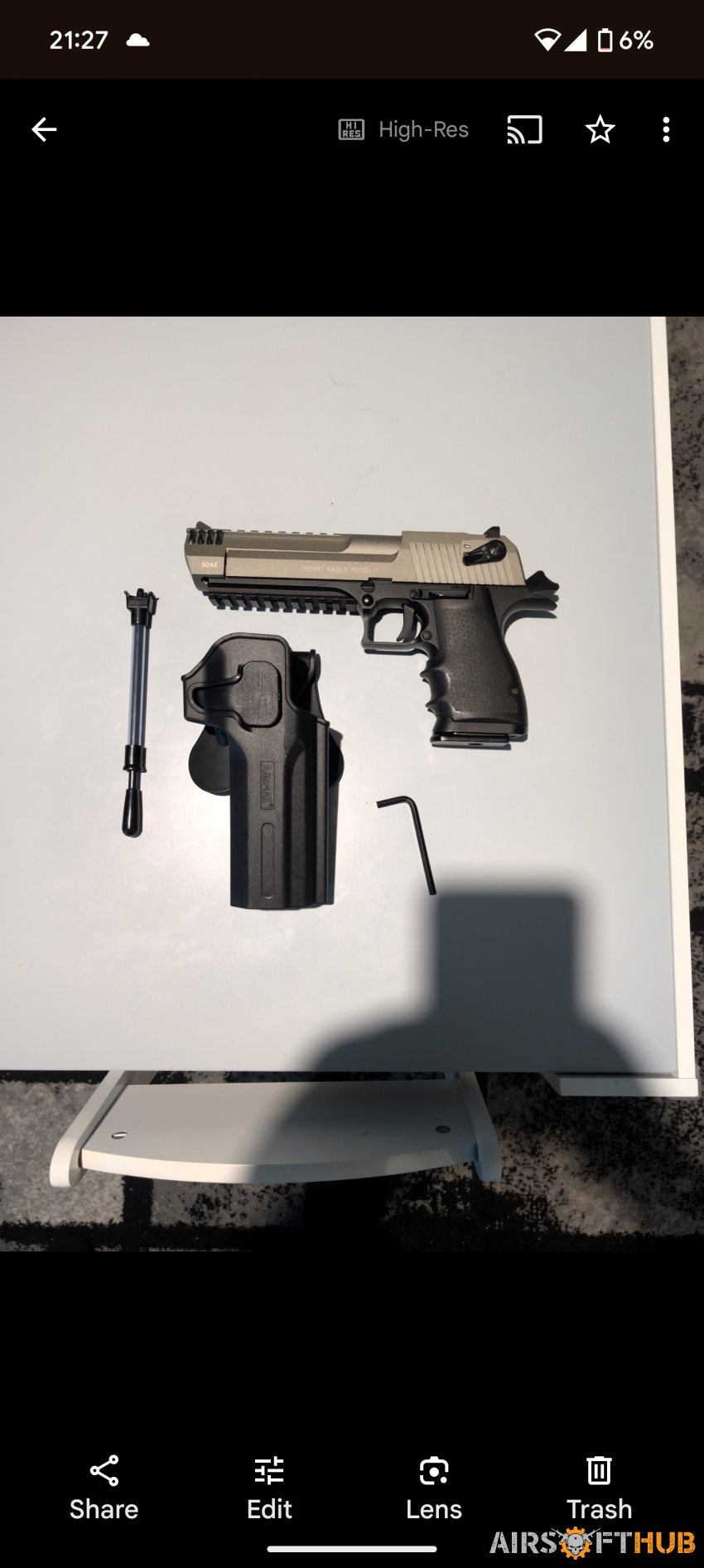 Cybergun Desert Eagle FullAuto - Used airsoft equipment