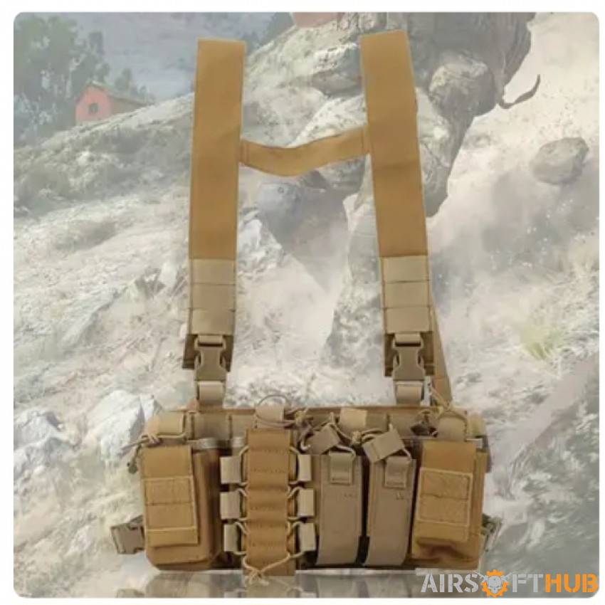 Tan chest rig - Used airsoft equipment