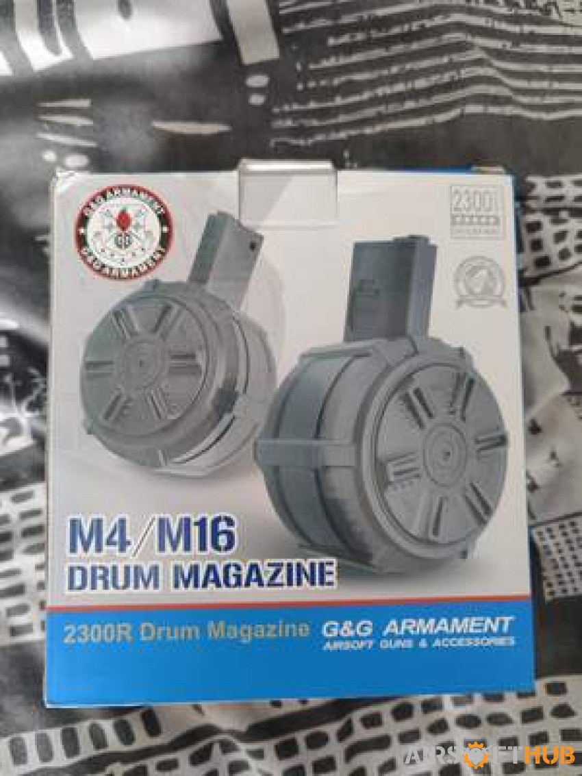 Drum mag M4/M16 - Used airsoft equipment