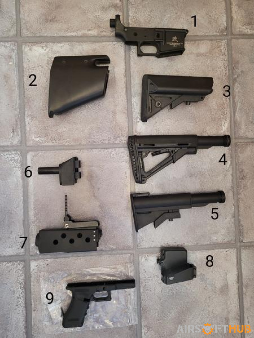 Parts Clear Out - Used airsoft equipment