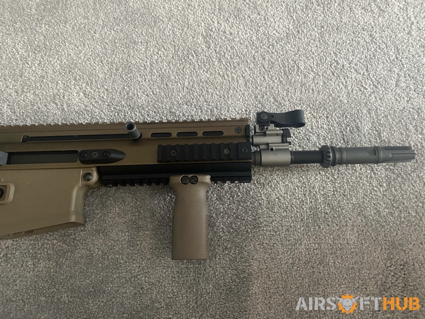 WE FN Scar H gbb with drum mag - Used airsoft equipment