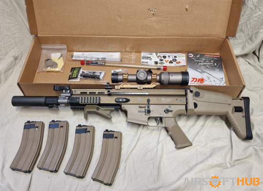 WE Scar L GBBR + 4Mags - Used airsoft equipment