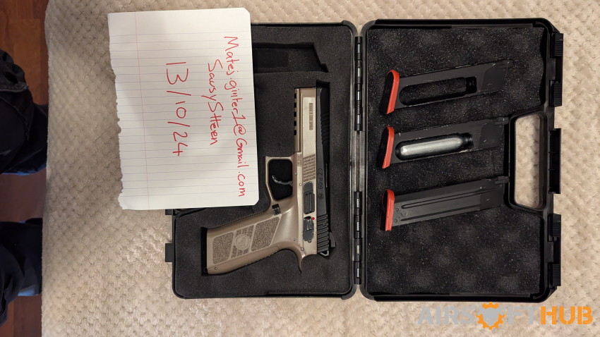 ASG CZ P-09 GBB Pistol - Used airsoft equipment