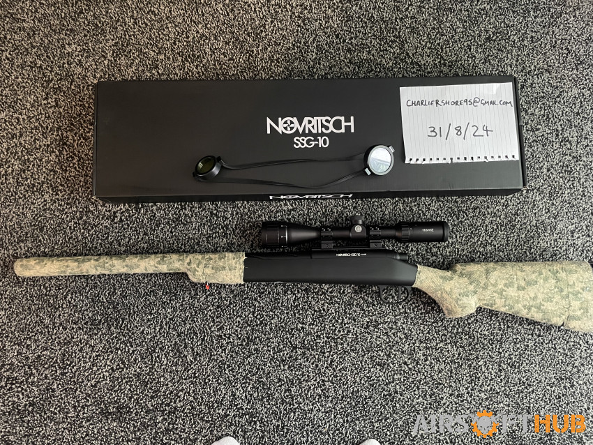 NOVRITSCH SSG10 A1 - Used airsoft equipment