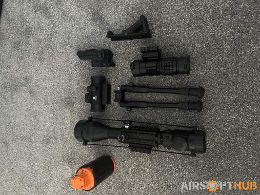 Airsoft accessories - Used airsoft equipment