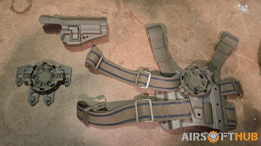 Sig Pistol Holsters and Lanyar - Used airsoft equipment