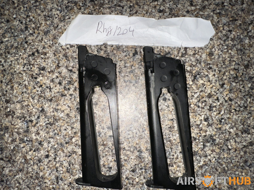 Kwc co2 mags, 1911 - Used airsoft equipment