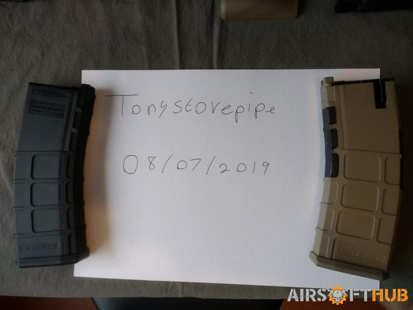 GHK G5 Gen 2 magazines - Used airsoft equipment