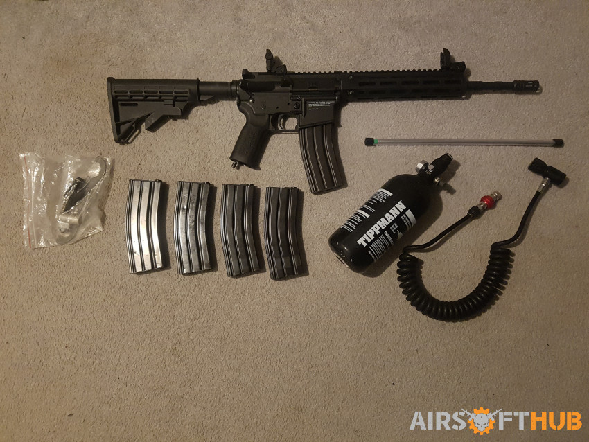 Tippmann M4 V2 complete setup - Used airsoft equipment