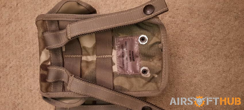 3 different pouches - Used airsoft equipment