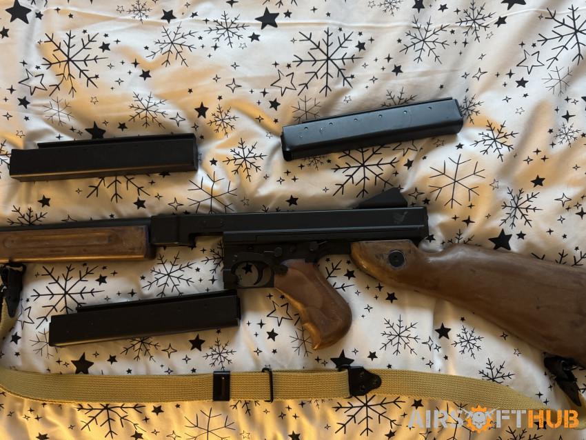 Cyma M1A1 Thompson x3 mags - Used airsoft equipment