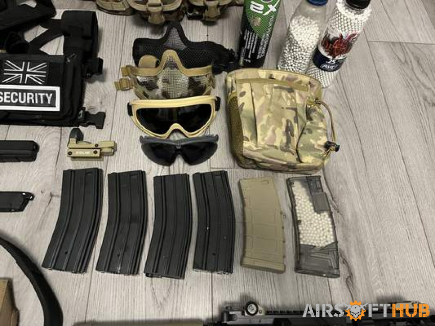 Airsoft kit - Full set up - Used airsoft equipment