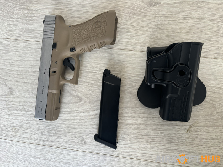 tan tactical we glock - Used airsoft equipment