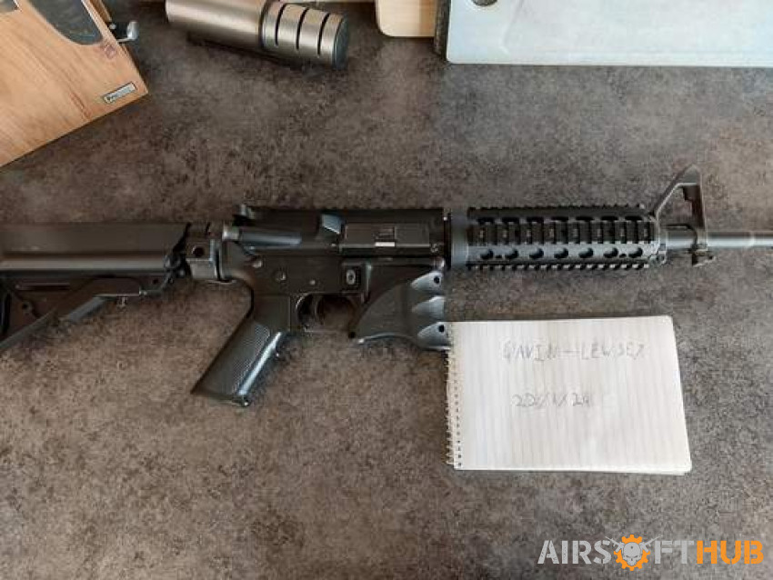 upgraded tm m4 sopmod ngrs - Used airsoft equipment