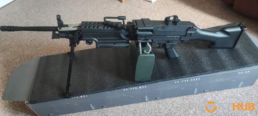 SA M249 - Used airsoft equipment