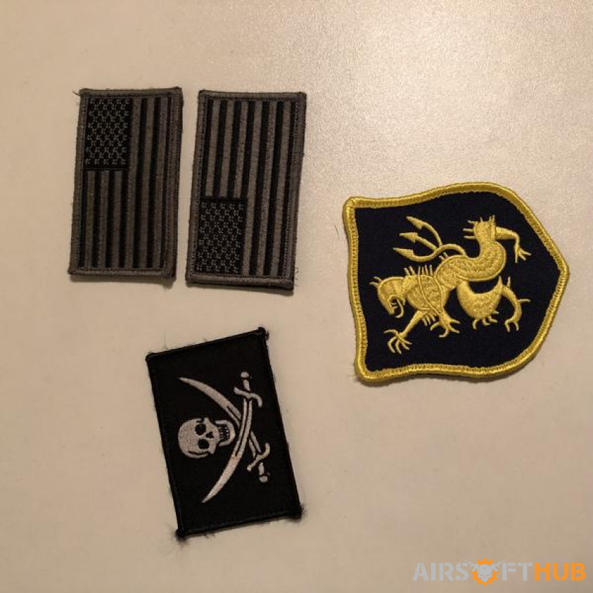 Velcro Patches - Used airsoft equipment