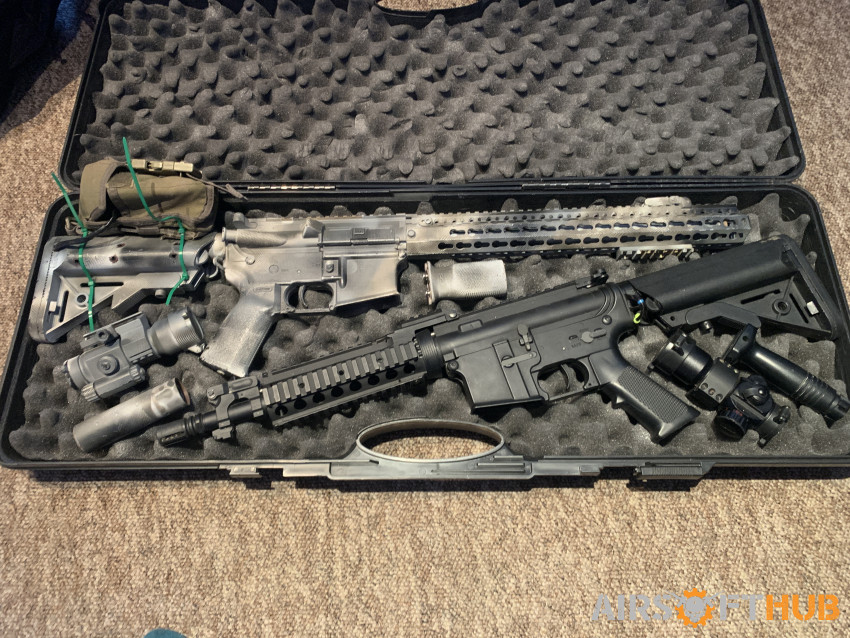 Pair of boneyard M4’s - Used airsoft equipment