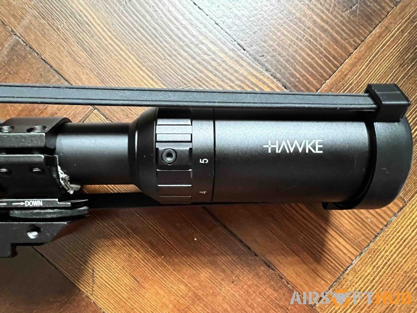 Hawke vantage 3-9×50 AO MIL DO - Used airsoft equipment