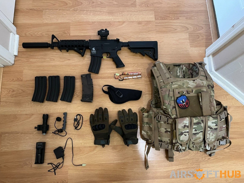 Airsoft M4 Full Kit - Used airsoft equipment