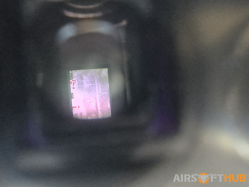 Thermal scope. - Used airsoft equipment