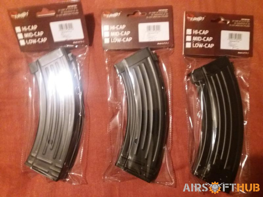 Ak Hi-cap magazines - Used airsoft equipment