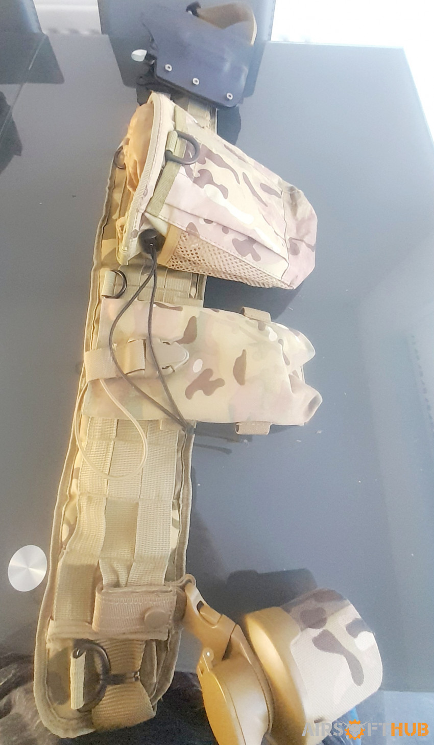 Full load out plate + helmet - Used airsoft equipment