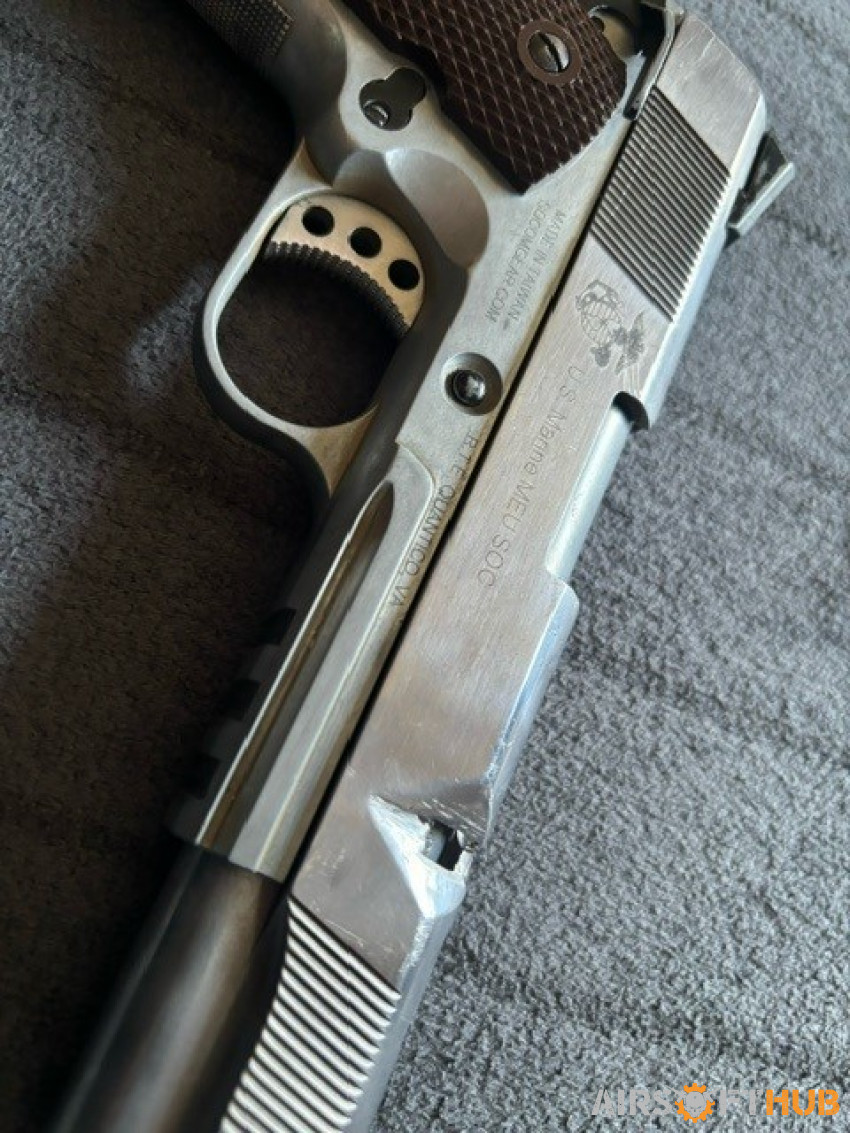 Socomgear Silver1911 green gas - Used airsoft equipment