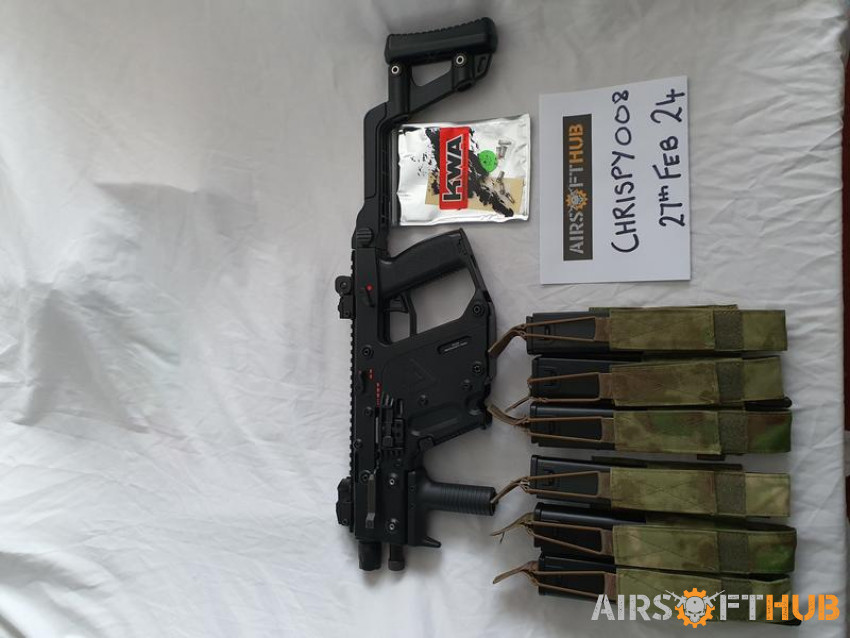 KWA Kriss Vector GBB - Used airsoft equipment