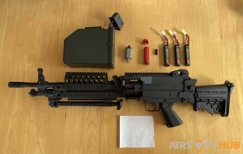 Specna Arms M249 Mk46 LMG - Used airsoft equipment