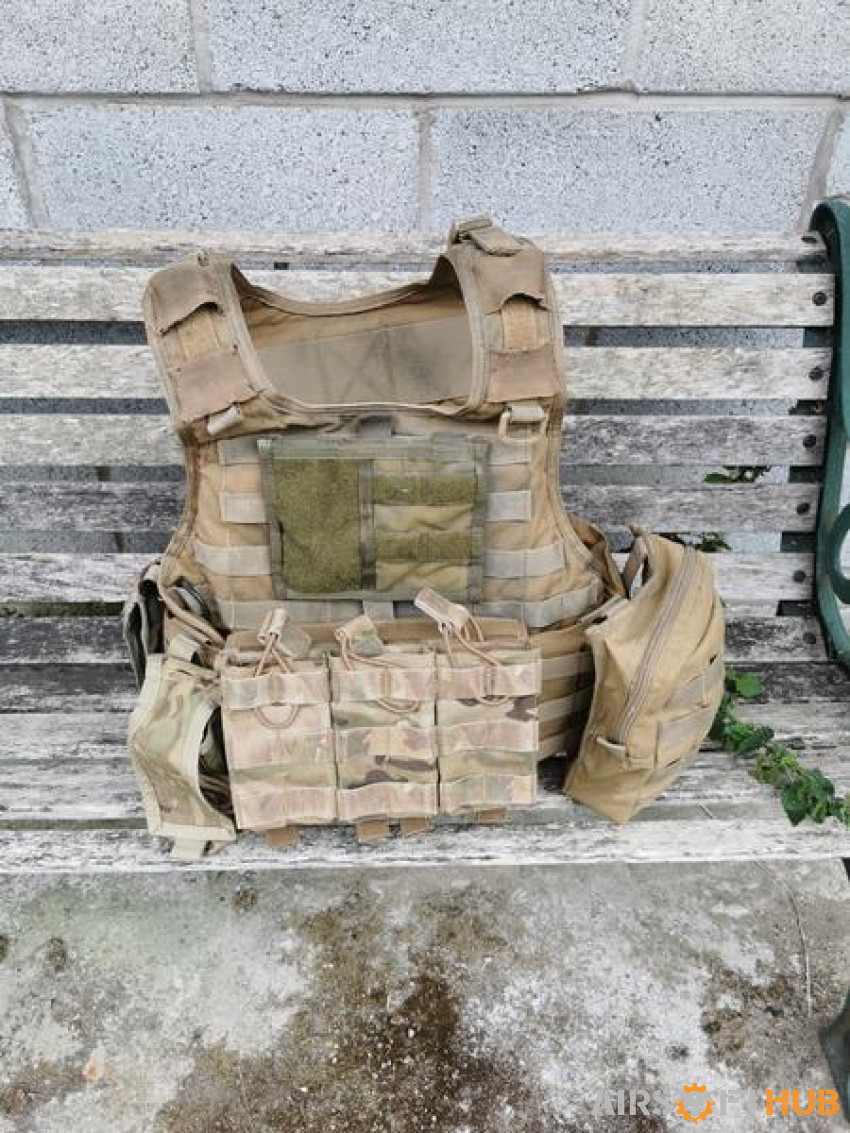 Battle belt, and tactical vest - Used airsoft equipment