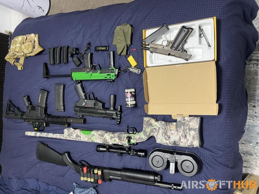 Big bundle - Used airsoft equipment