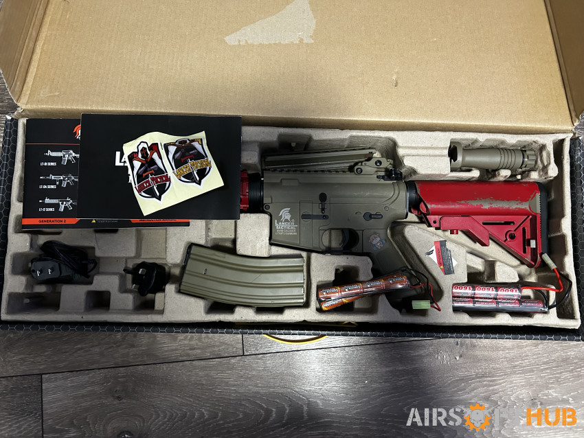 M4A1 RAS AEG, Tan - Used airsoft equipment