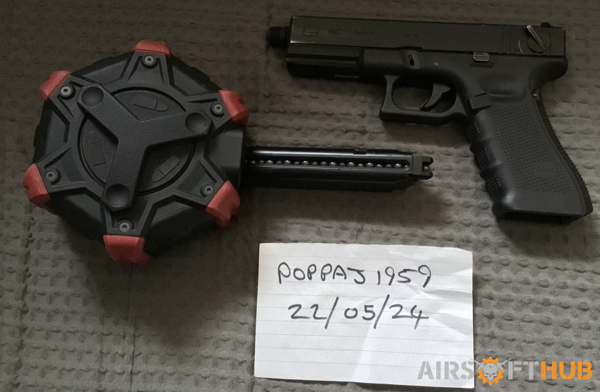 WE Glock 18c upgraded - Used airsoft equipment