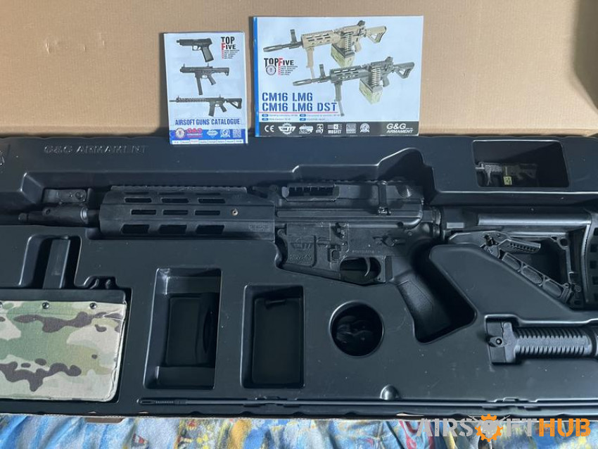 G&G CM16 LMG - Used airsoft equipment