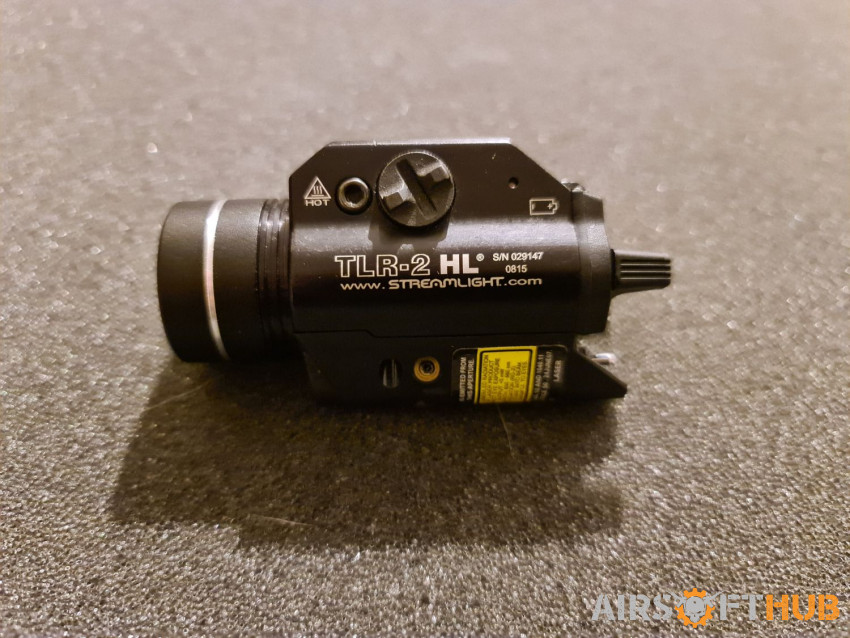 Genuine Streamlight TLR-2 HL - Used airsoft equipment