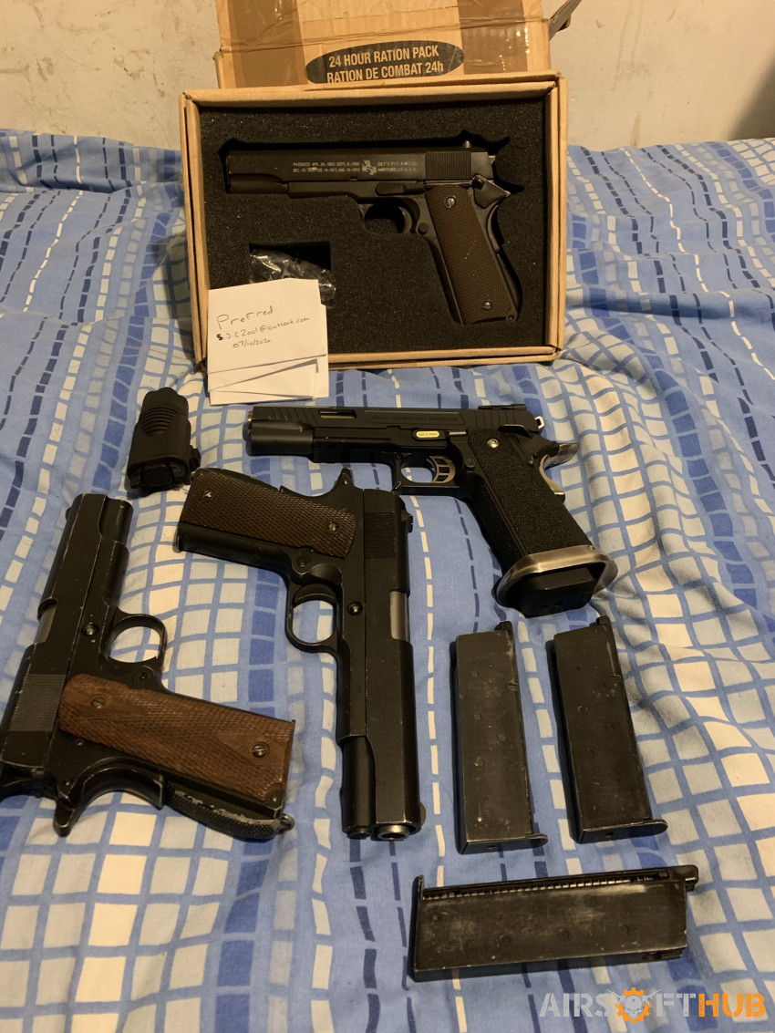 Airsoft collection - Used airsoft equipment