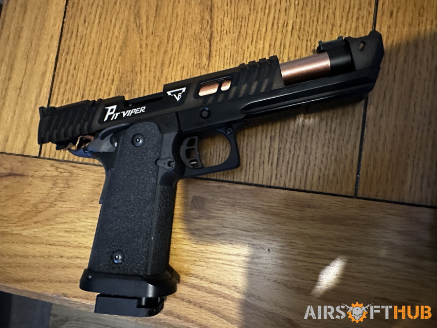 JW4 Pit Viper GBB Pistol, Text - Used airsoft equipment