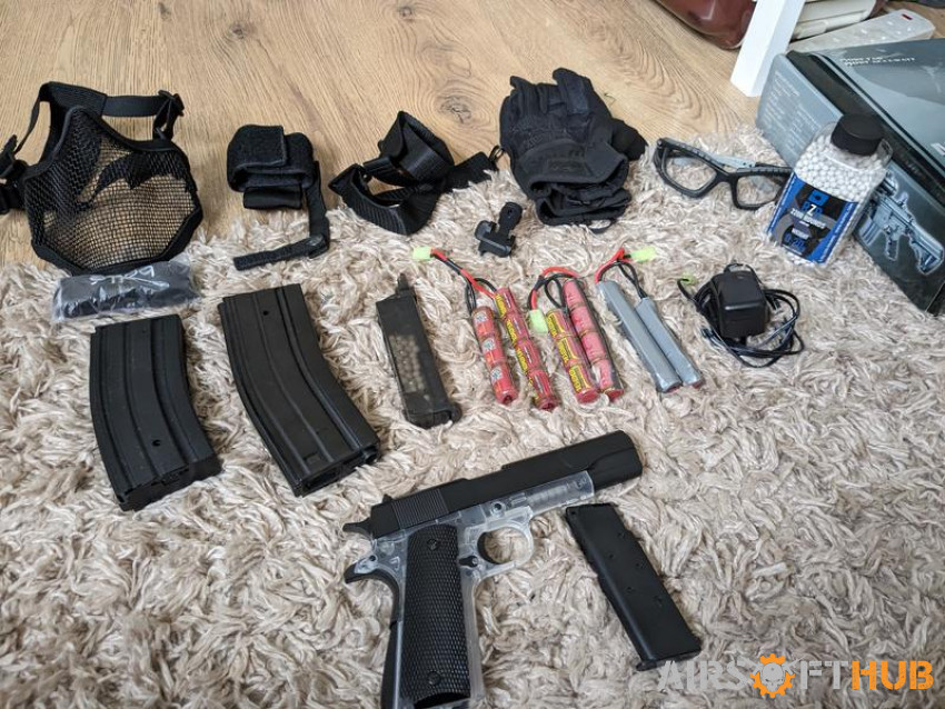 Rifle and Pistol Bundle - Used airsoft equipment