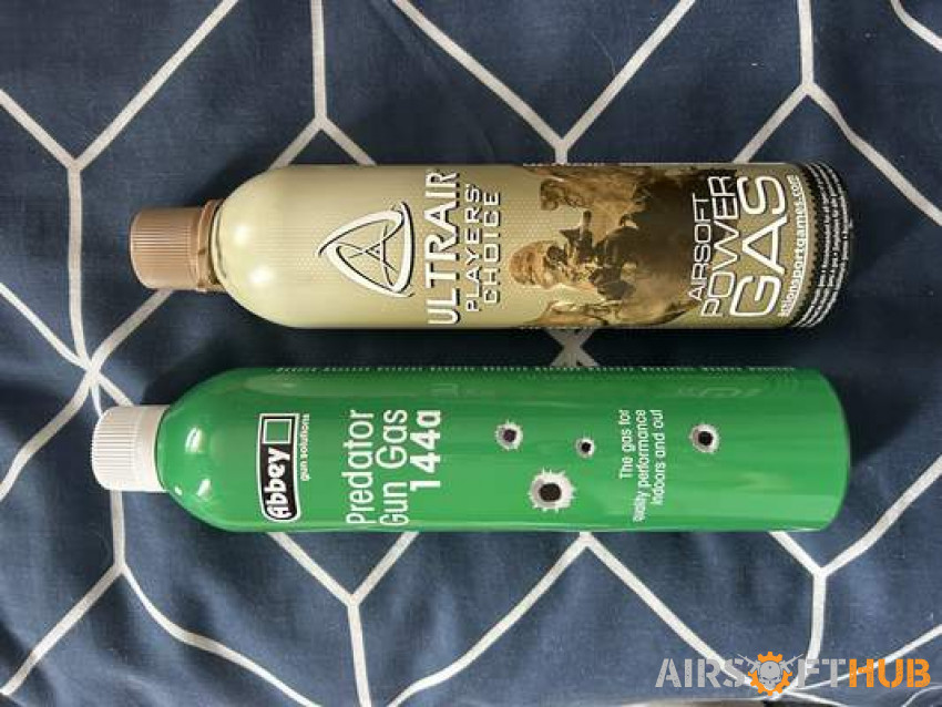 Airsoft Gas 114a + Green - Used airsoft equipment