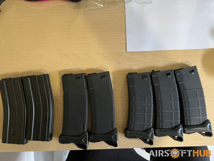 Pack of 7 mags - Used airsoft equipment