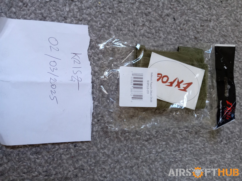 Pouch for exfog unit (od) - Used airsoft equipment