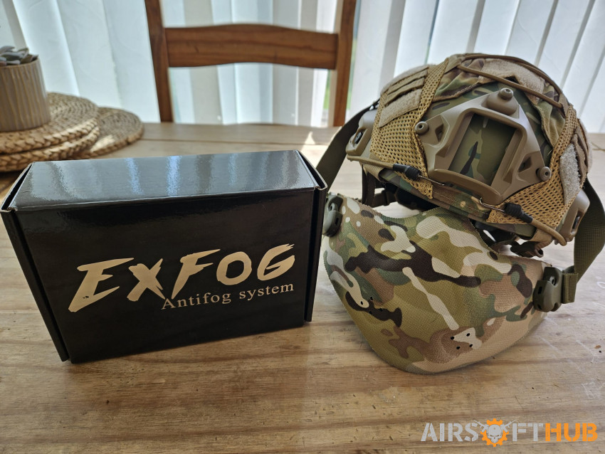 NUPROL FAST Railed Helmet - Used airsoft equipment