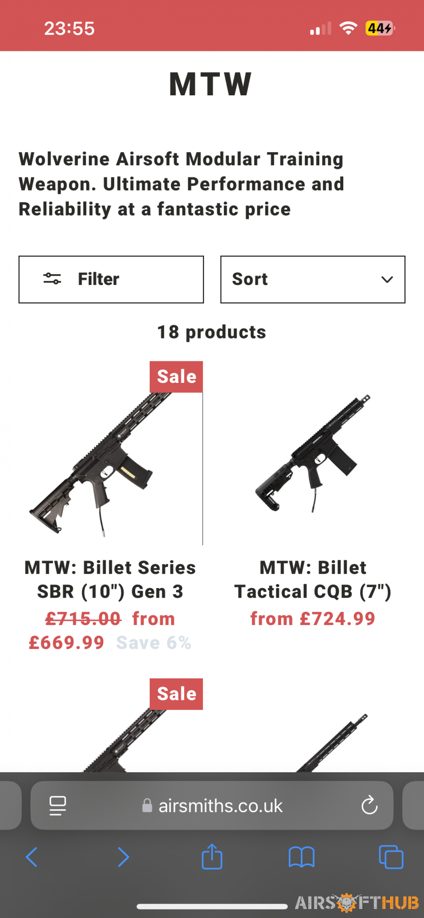 HPA rifle - Used airsoft equipment