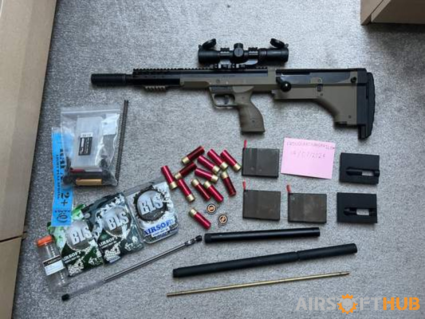 SRS Left handed Fully Upgraded - Used airsoft equipment