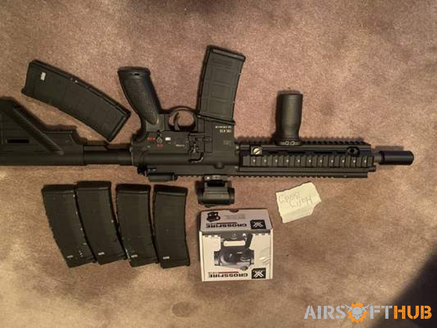 VFC HK416A5- 7 Mags + RS Optic - Used airsoft equipment