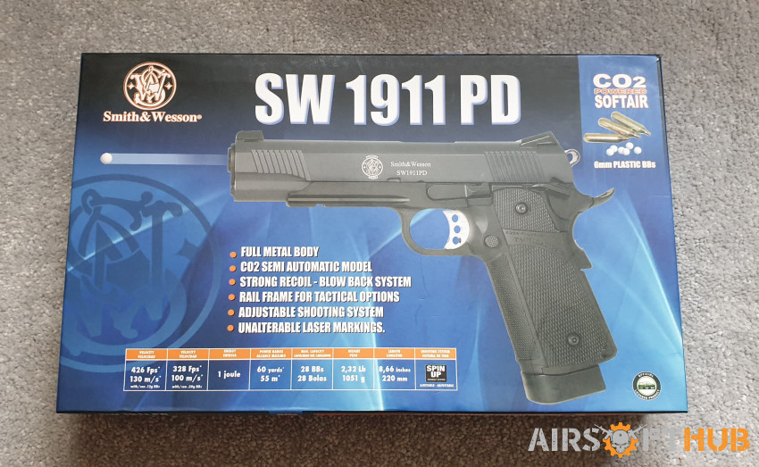 S&W 1911 PD Co2 PISTOL - Used airsoft equipment