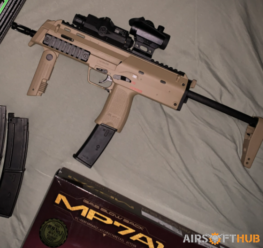 tan TM MP7 GBB NEVER USED - Used airsoft equipment